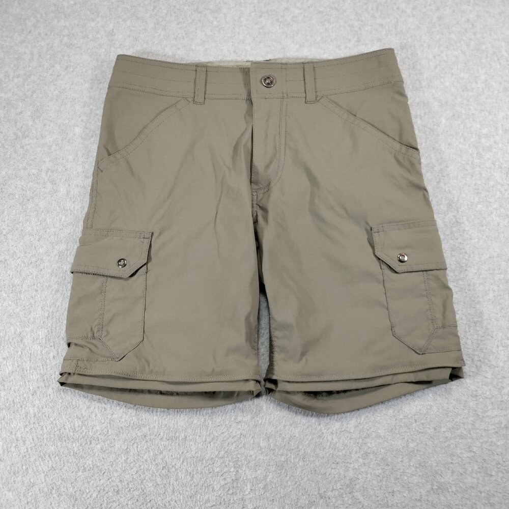 Kuhl Renegade SHORTS ONLY Mens 30 Brown Cargo Stretch Nylon 8in Inseam Hiking